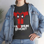 Deadpool "Maximum Effort" Gun Eyes Unisex Graphic Tee