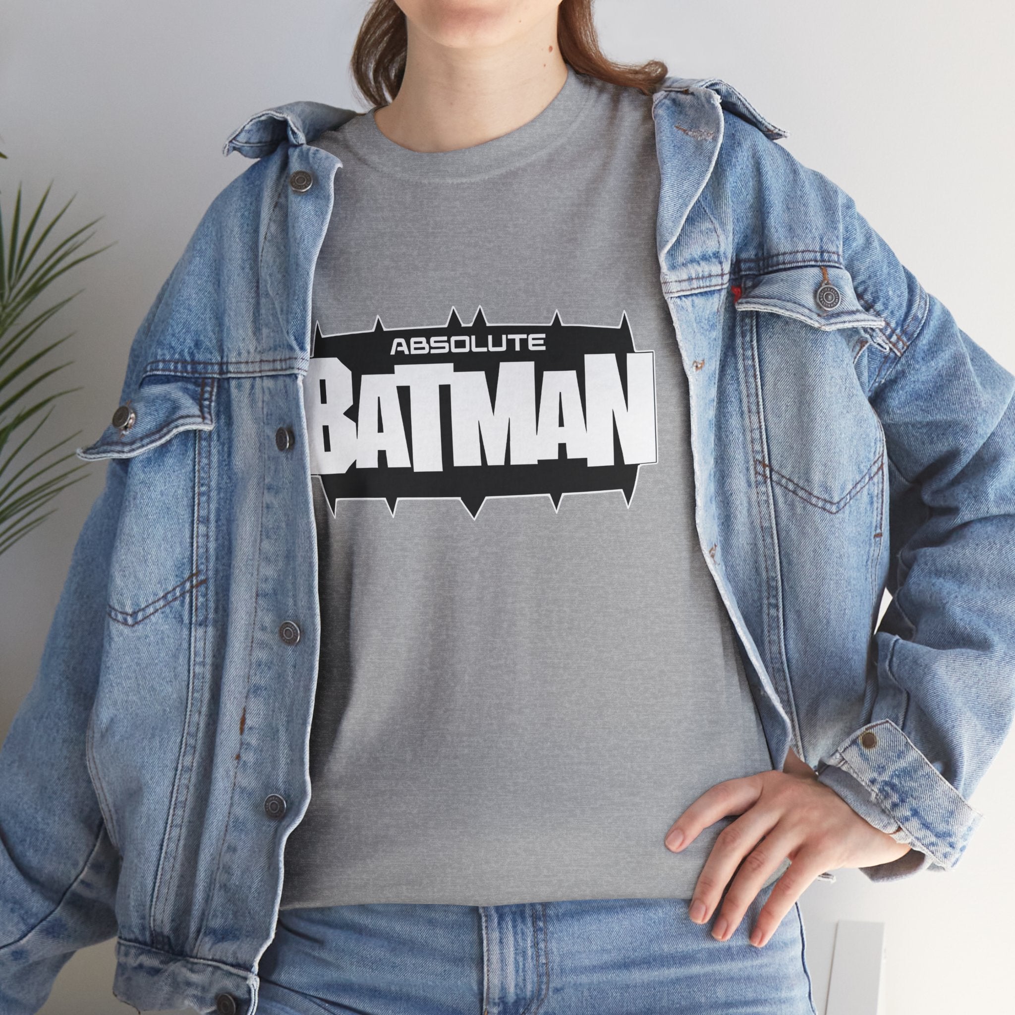 Absolute Batman Logo Unisex T-Shirt – DC Absolute Universe Gotham Knight Heavy Bat Graphic Tee
