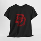 Marvel Daredevil movie Logo T‑Shirt — Distressed DD Superhero  unisex Tee