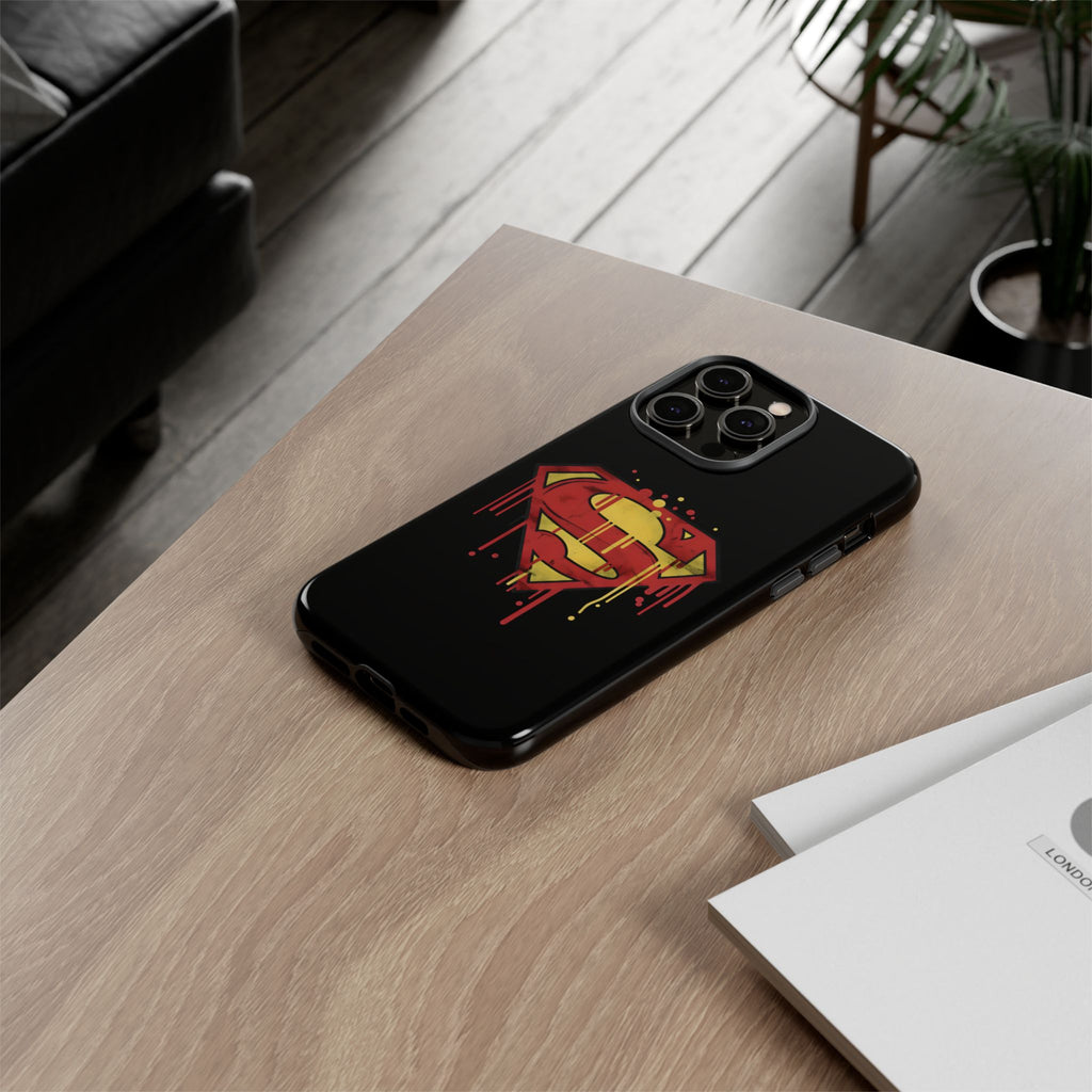 Superman Graphiti Hard iPhone Case