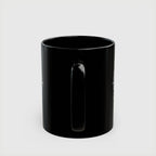 Thor Hammer Black Coffee Mug — Marvel Norse Mythology 11oz/15oz