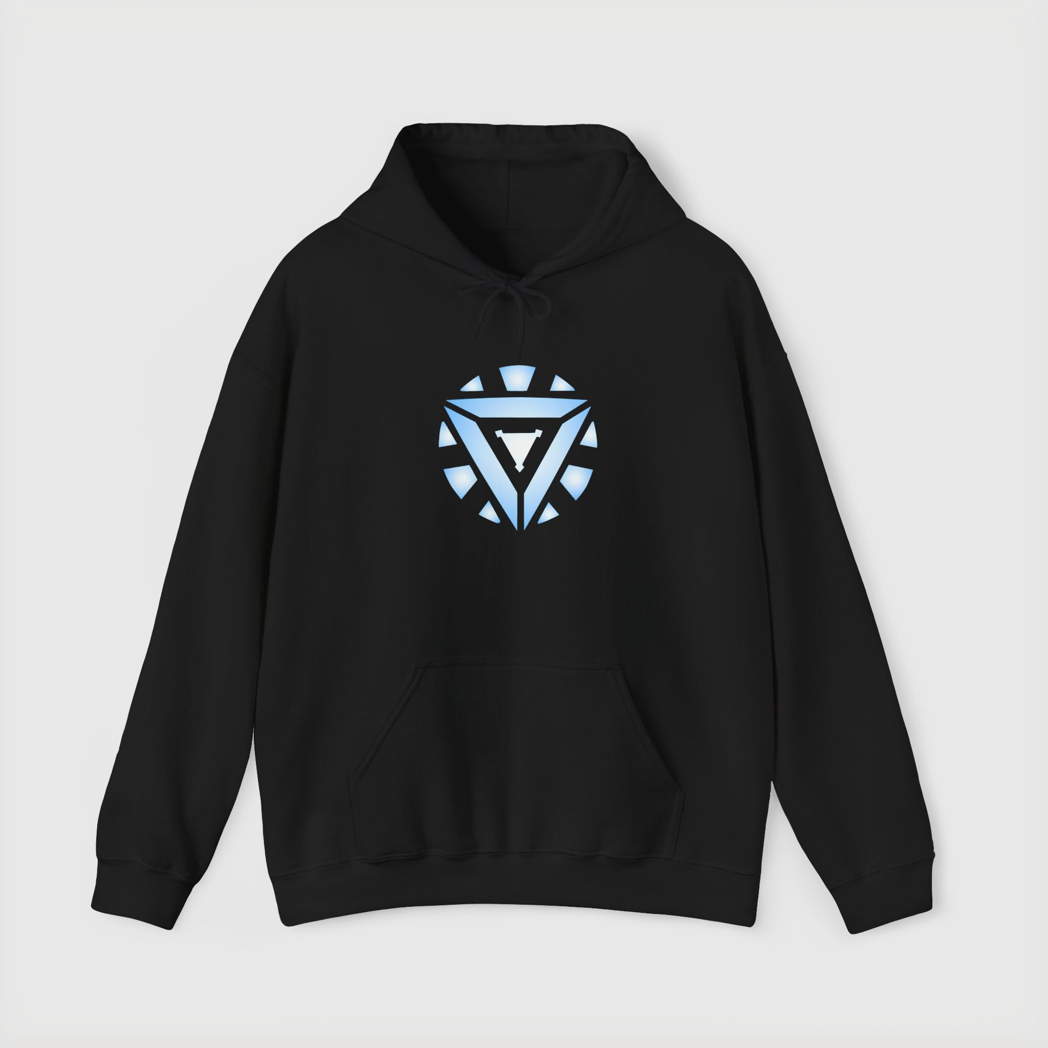 Iron Man Arc Reactor Hoodie — Glowing Iron Man Chest Emblem