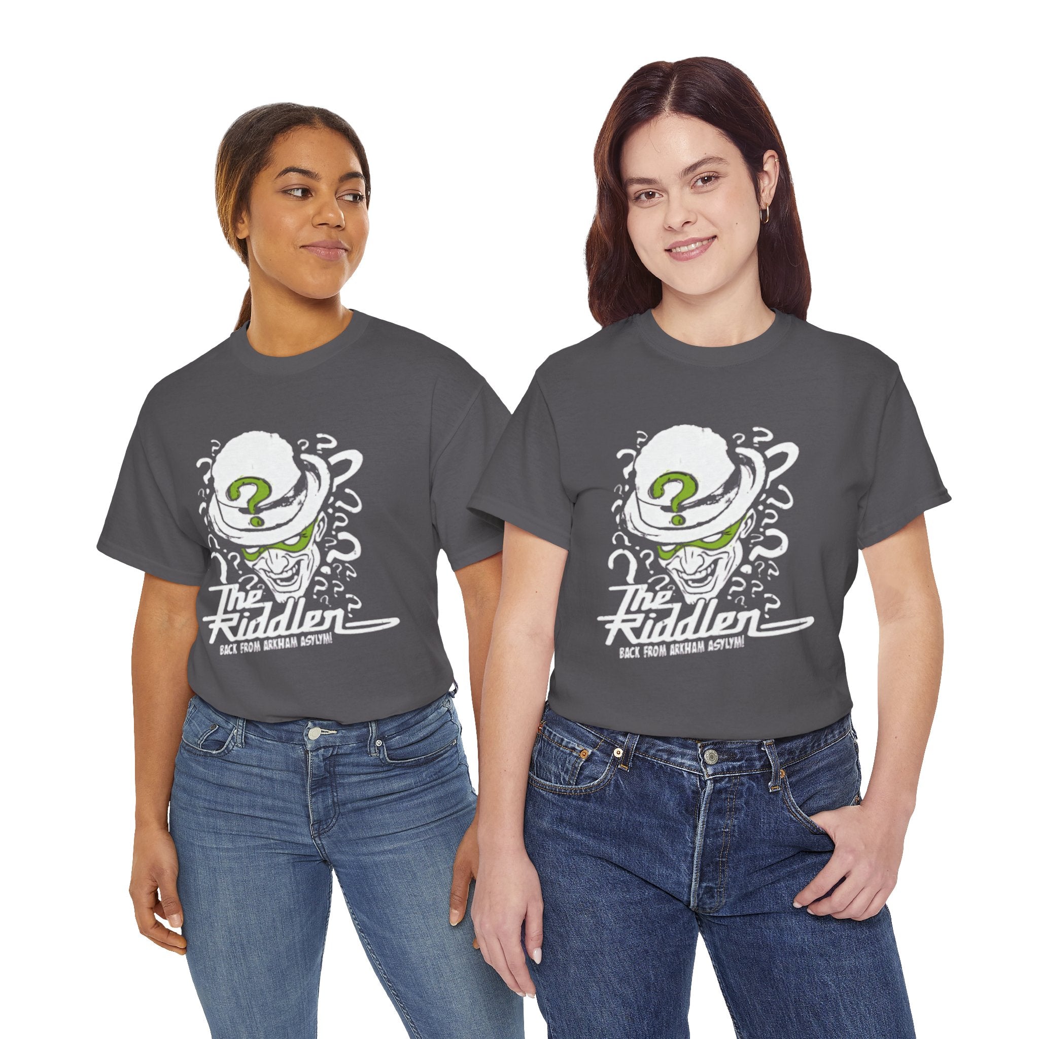 The Riddler T-Shirt – Vintage DC Batman Villain Graphic Tee | Gotham Puzzle Design