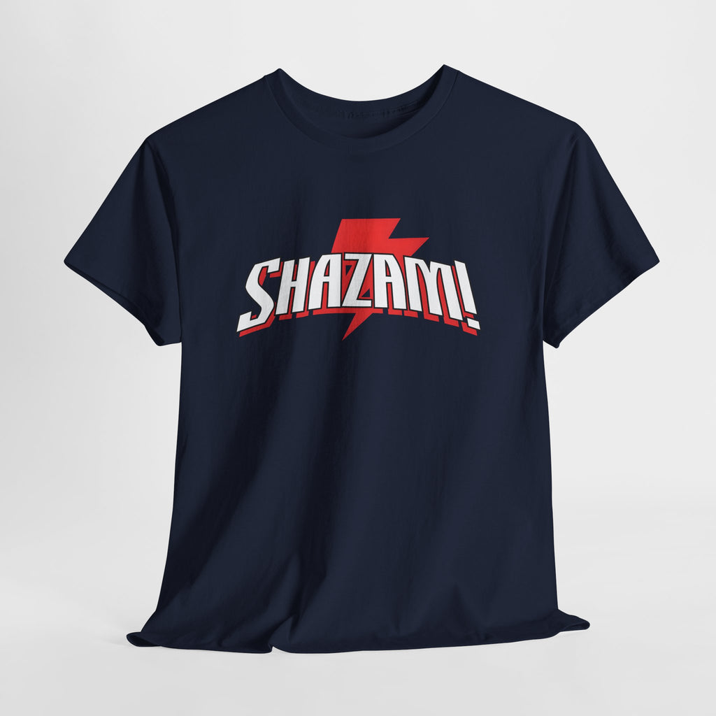 Shazam! Lightning Logo T-Shirt — Retro Comic Superhero Tee