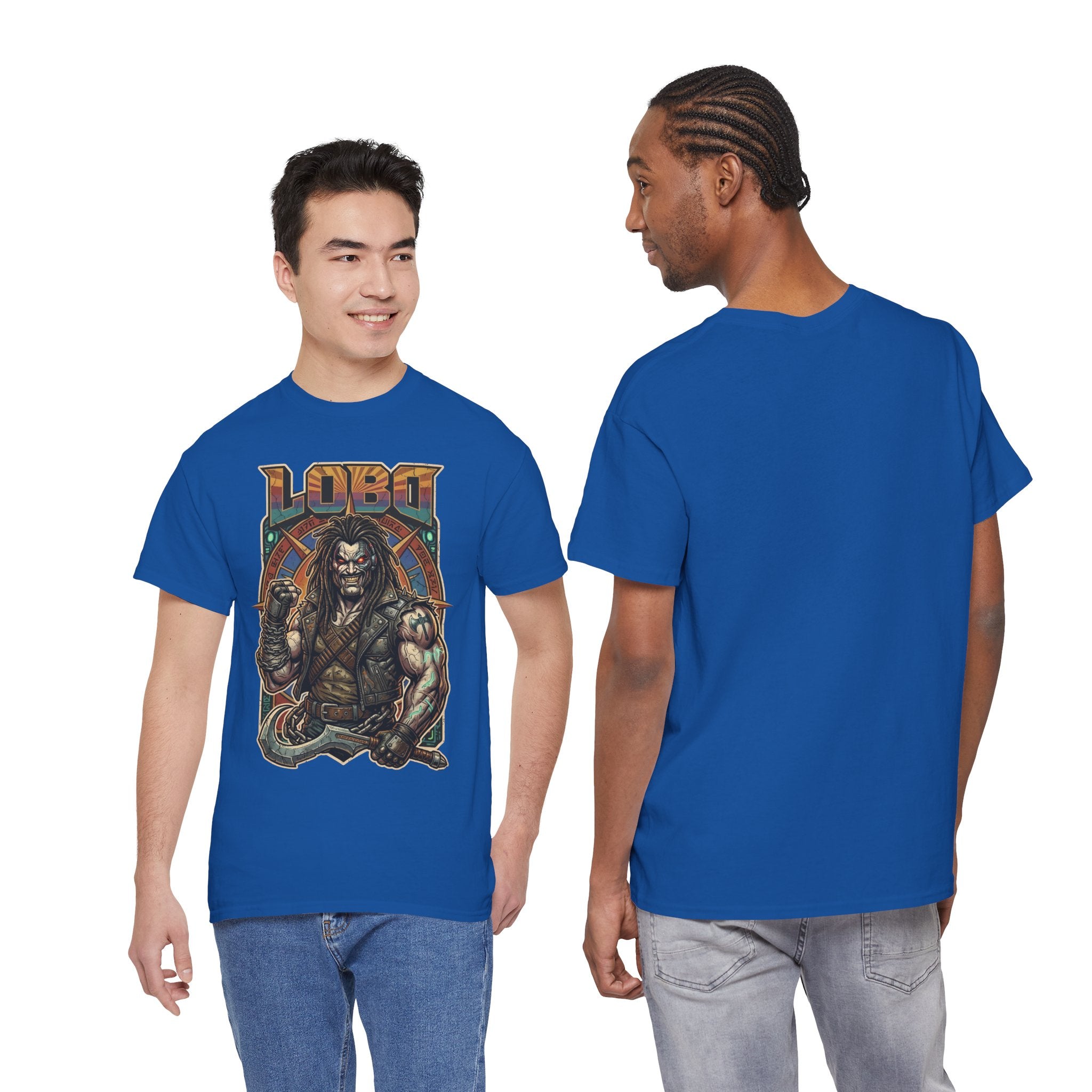 Lobo Warrior Graphic Tee – Jason Momoa’s DCU Czarnian Bounty Hunter T‑Shirt