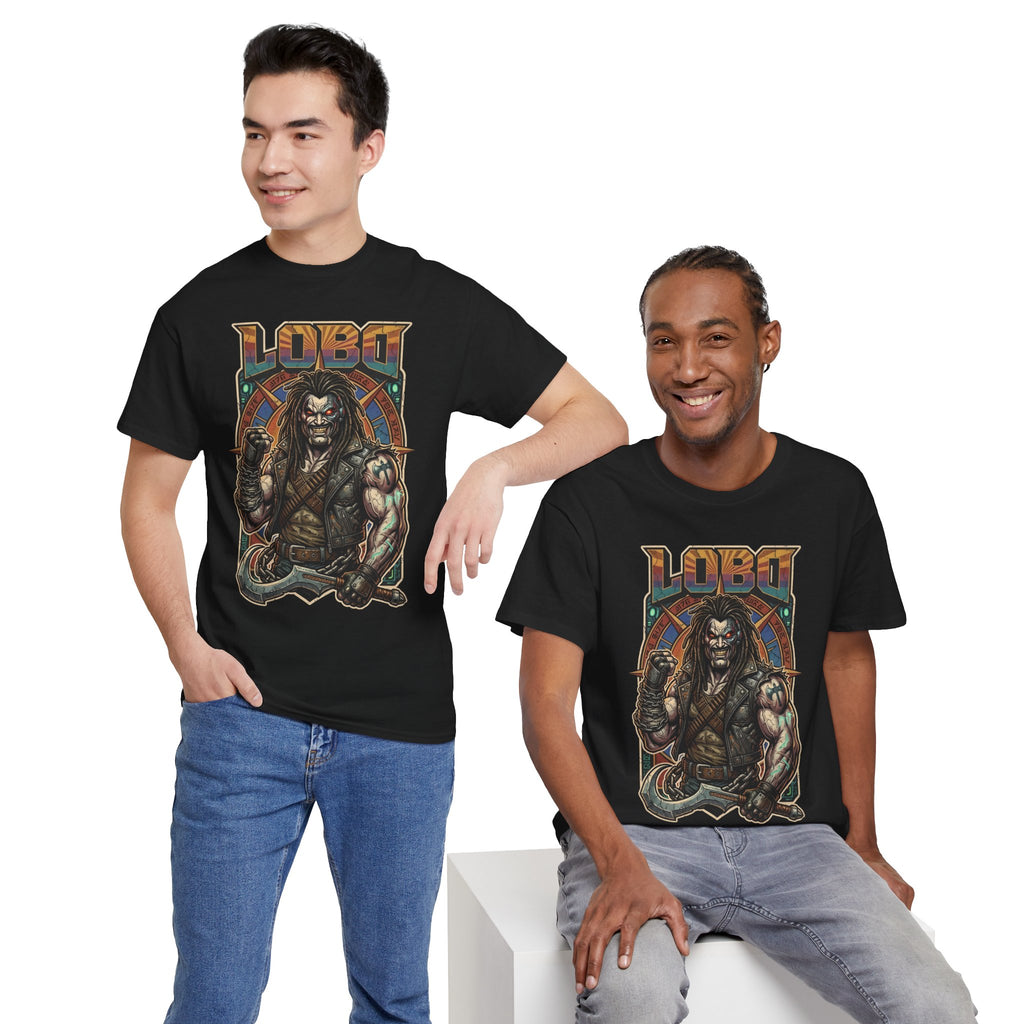 Lobo Warrior Graphic Tee – Jason Momoa’s DCU Czarnian Bounty Hunter T‑Shirt
