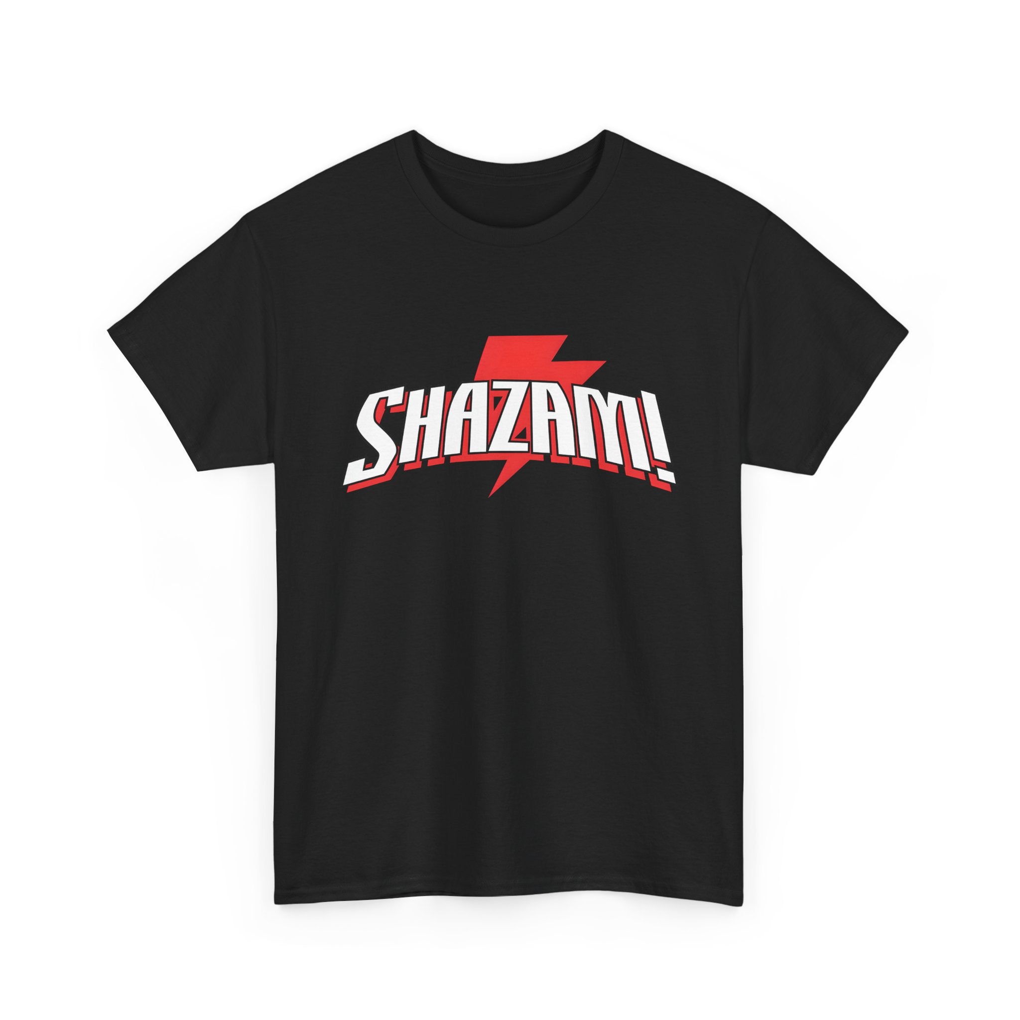 Shazam! Lightning Logo T-Shirt — Retro Comic Superhero Tee