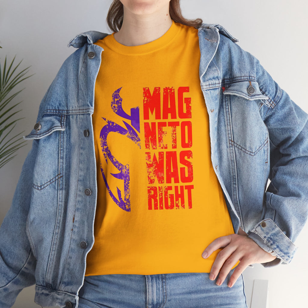 Magneto Was Right Graphic Tee — Marvel X‑Men Magneto T-Shirt