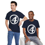 Fantastic Four Retro Logo T-Shirt — Minimalist Vintage Superhero Tee