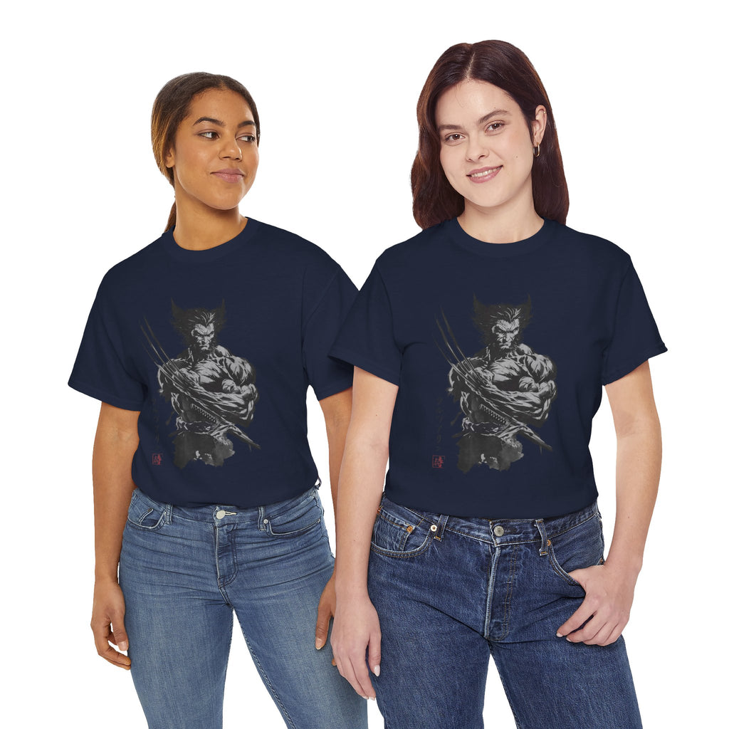 Wolverine Samurai T-Shirt – Marvel Inspired Japanese Style Unisex Tee
