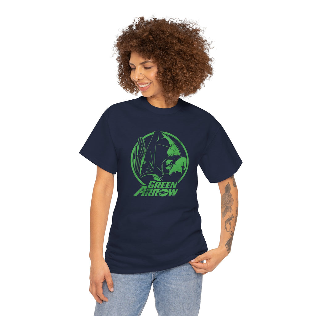 DC Green Arrow Graphic Tee — Oliver Queen - The Arrow Archer Logo T-Shirt