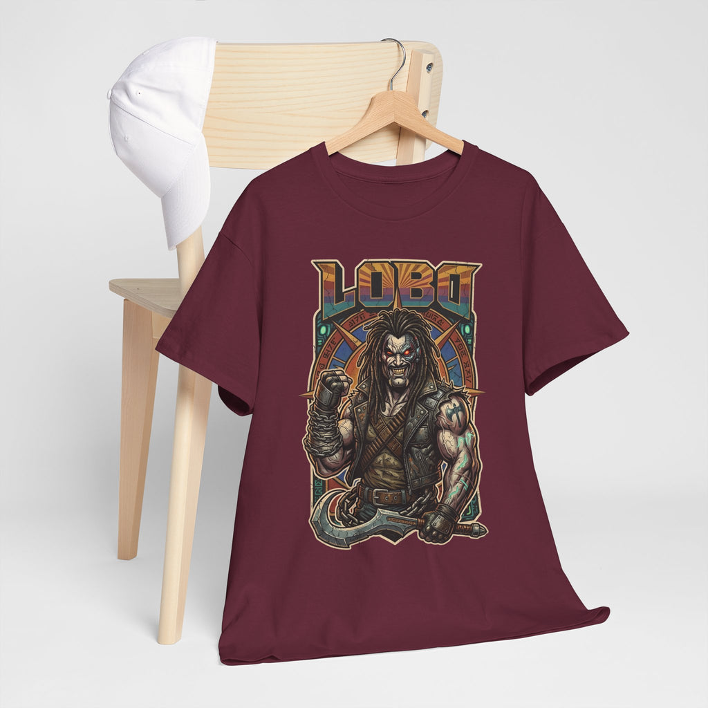Lobo Warrior Graphic Tee – Jason Momoa’s DCU Czarnian Bounty Hunter T‑Shirt