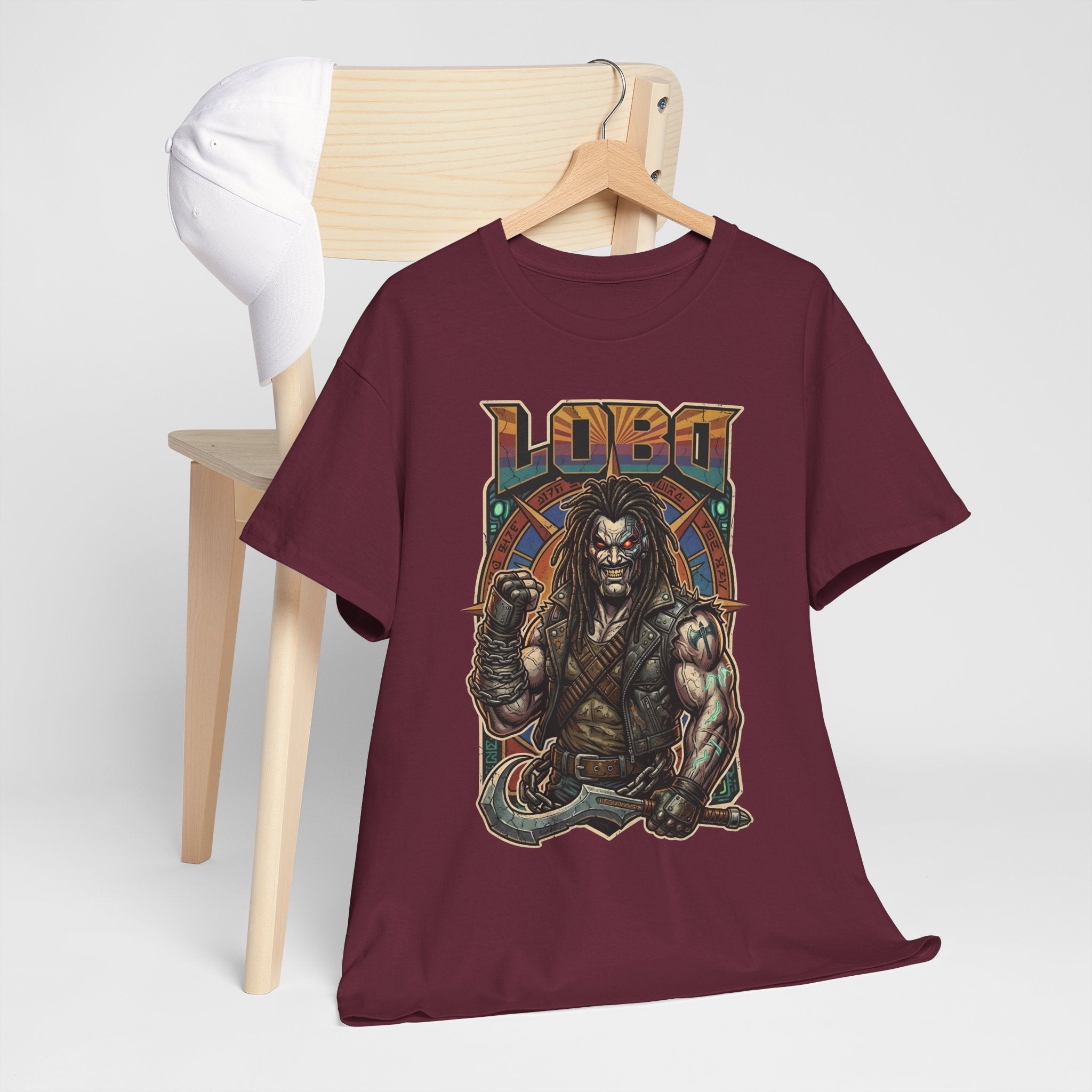 Lobo Warrior Graphic Tee – Jason Momoa’s DCU Czarnian Bounty Hunter T‑Shirt