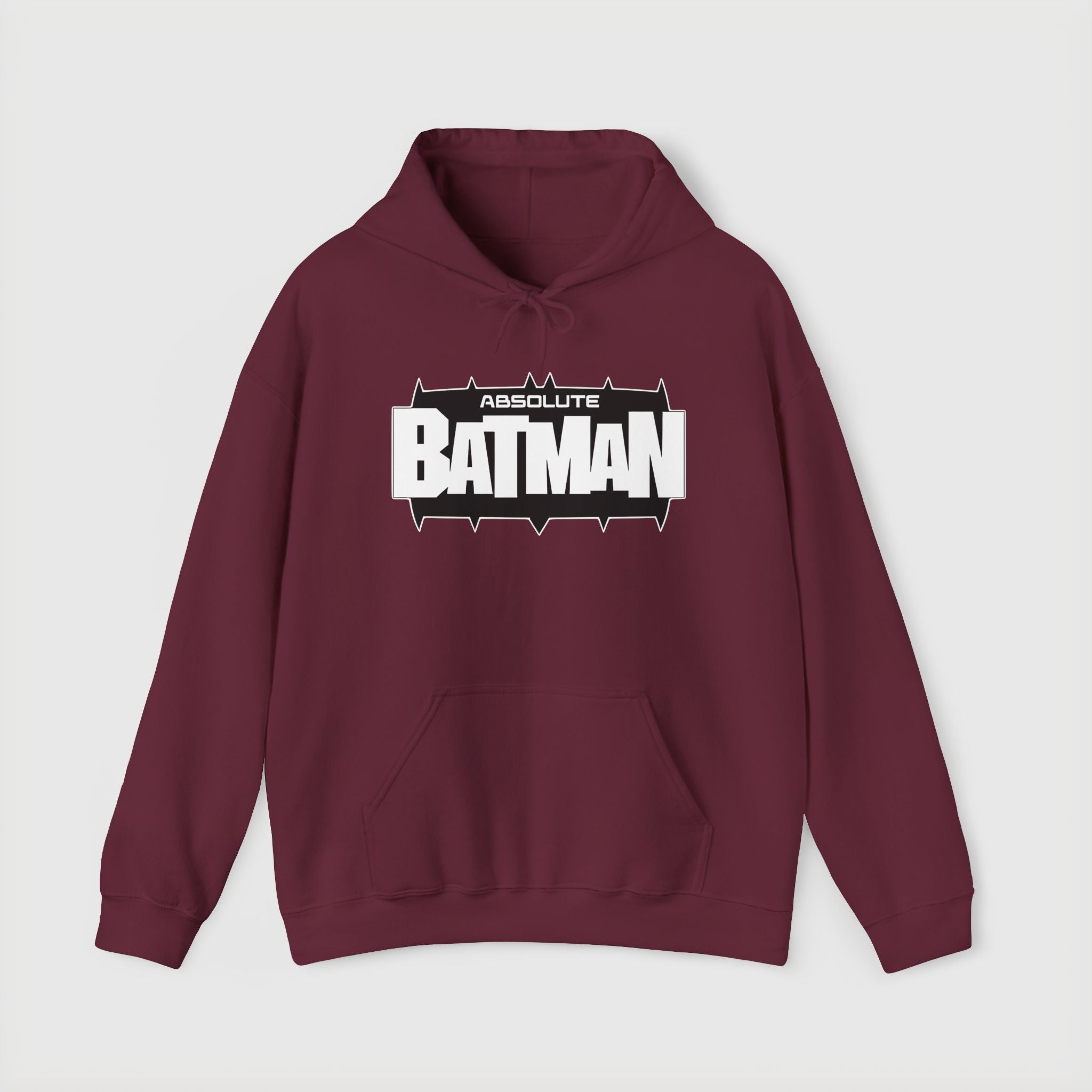 Absolute Batman Logo Unisex Hoodie – Gotham Knight Heavy Bat Graphic Hoodie