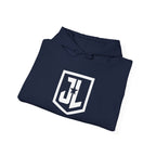 Justice League Shield Logo Hoodie — Minimalist DC Justice League 2017 Sweatshirt