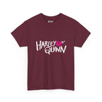Harley Quinn Skull Heart Shirt – DC Comics Villain Graphic Tee