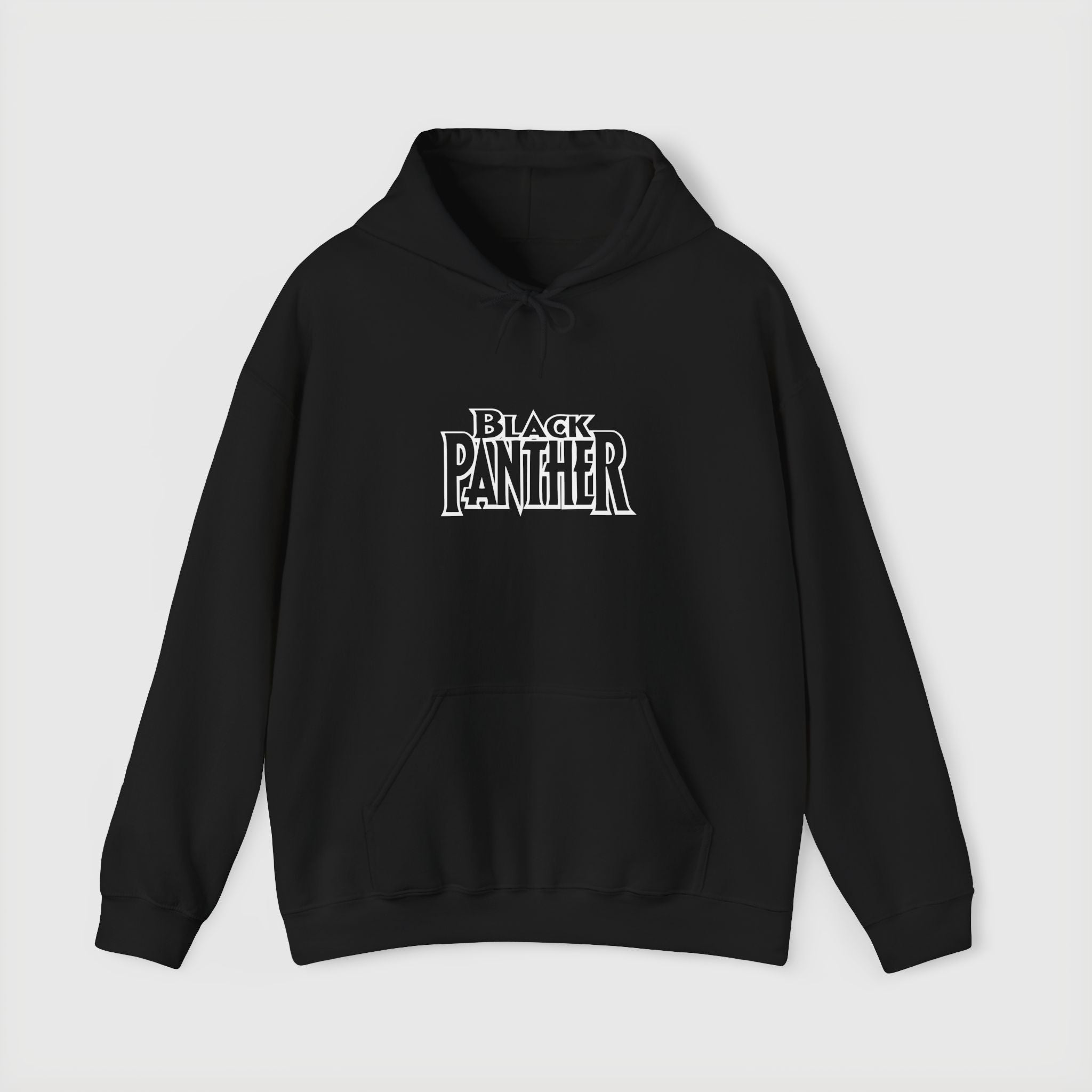 Black Panther Logo Hoodie - Marvel Black Panther Graphic Pullover