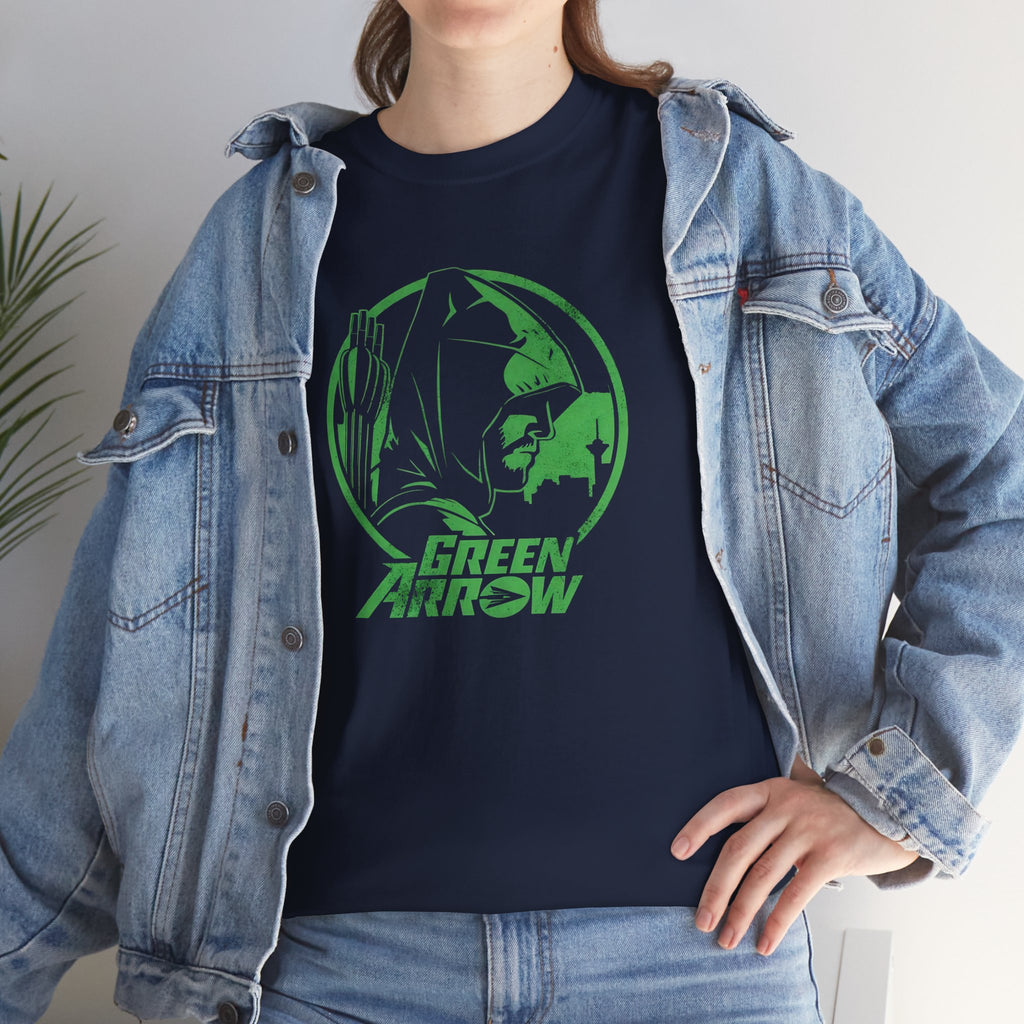 DC Green Arrow Graphic Tee — Oliver Queen - The Arrow Archer Logo T-Shirt