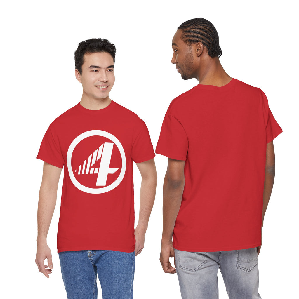 Fantastic Four Retro Logo T-Shirt — Minimalist Vintage Superhero Tee
