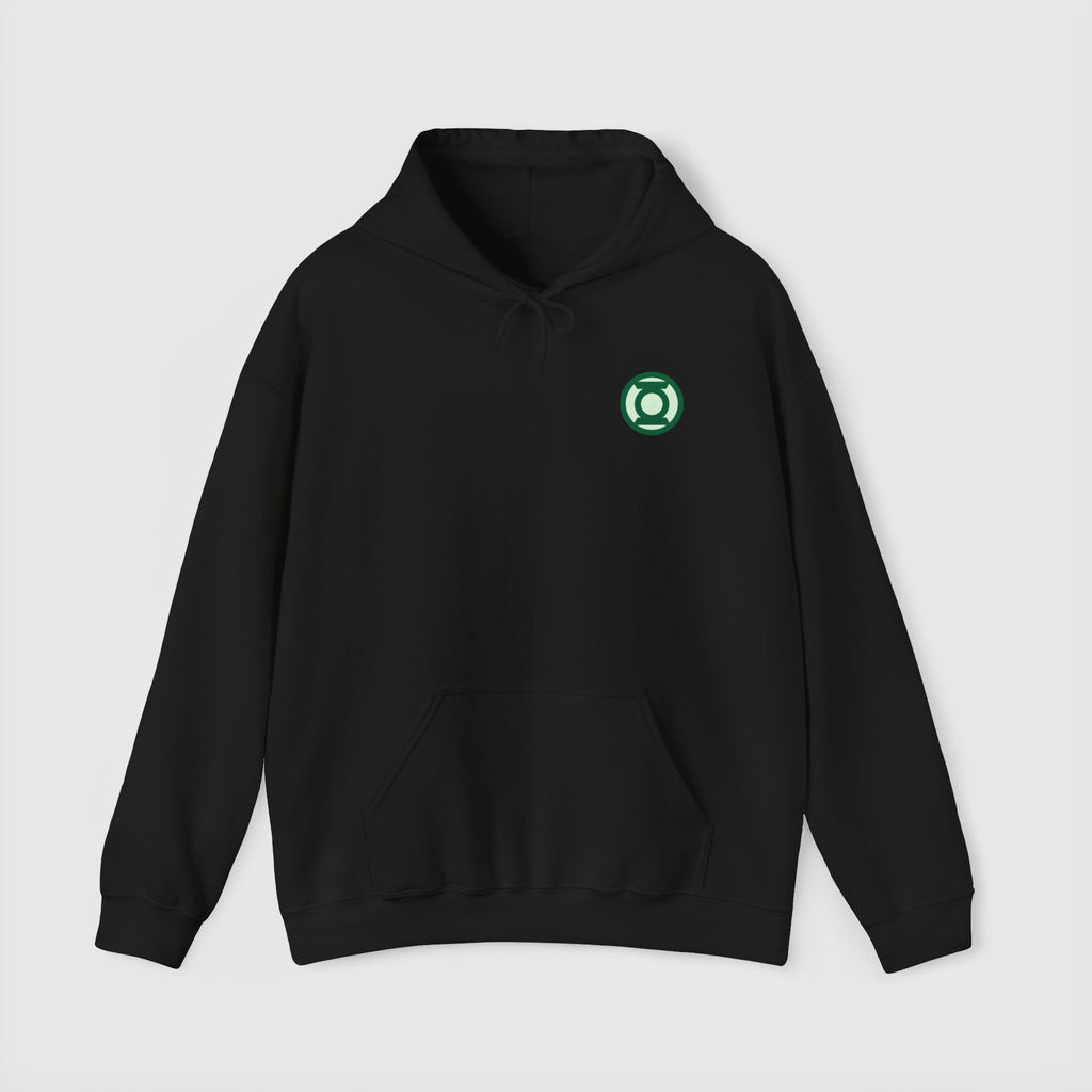 Green Lantern "Willpower" Hoodie — Comic Superhero Hooded Sweatshirt