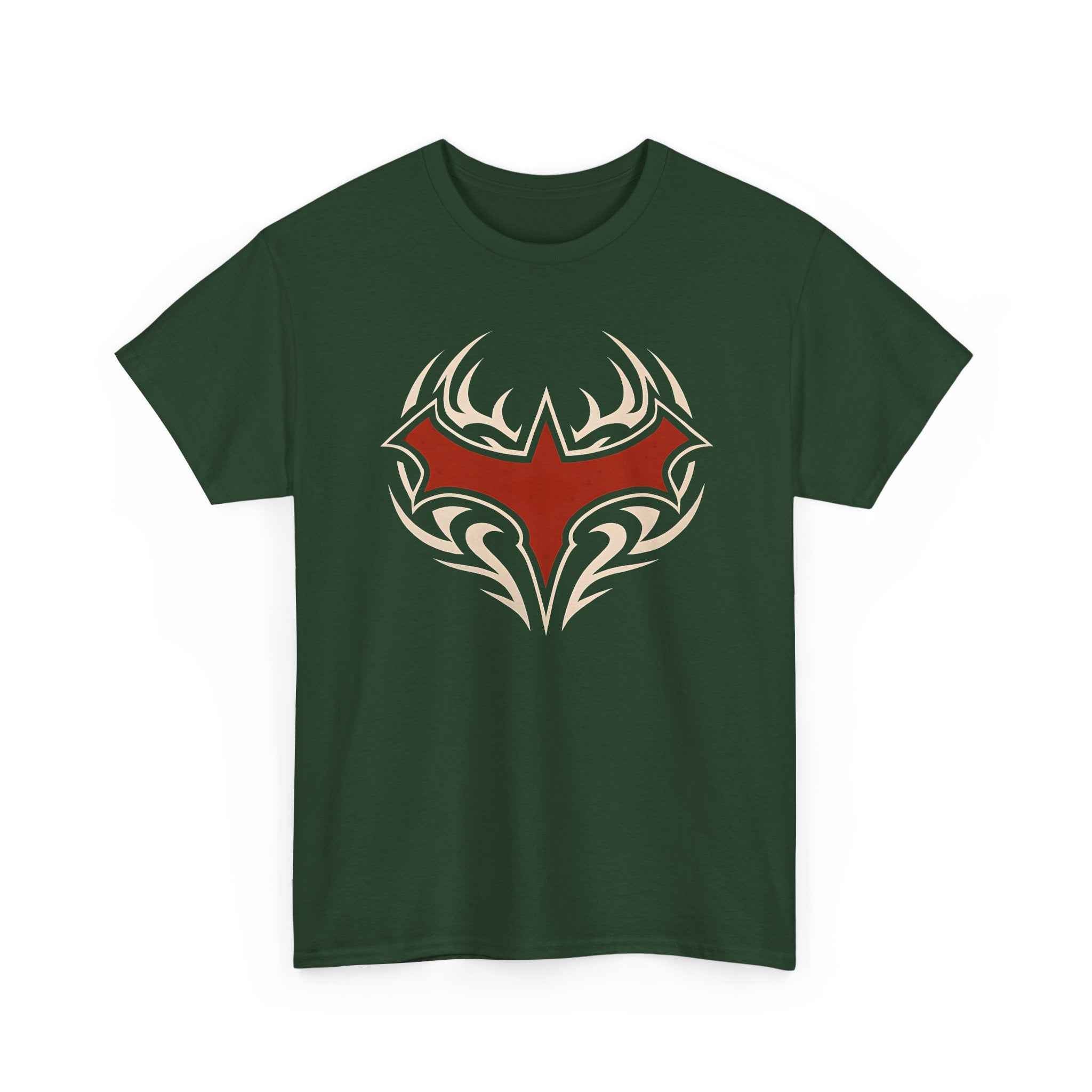 Tribal Batman Red Bat-Symbol Unisex Graphic T-Shirt