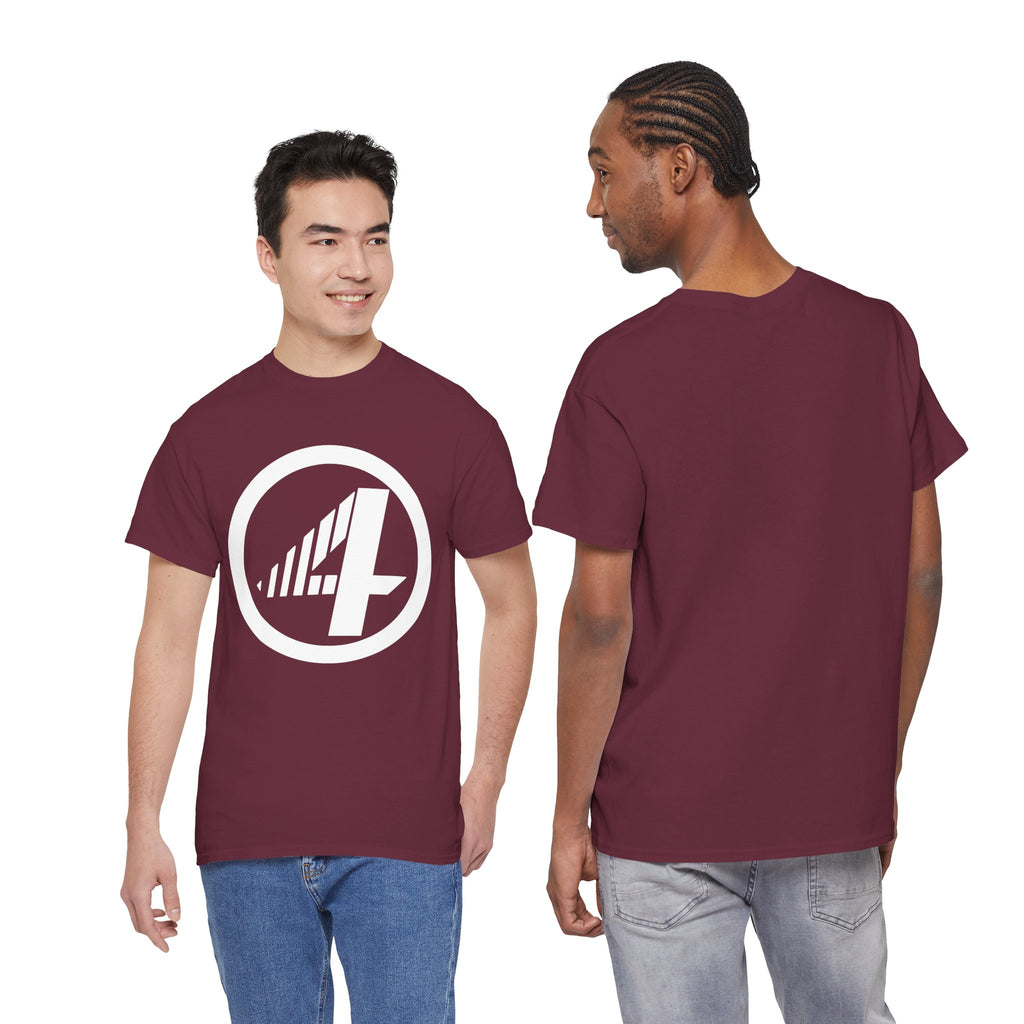 Fantastic Four Retro Logo T-Shirt — Minimalist Vintage Superhero Tee