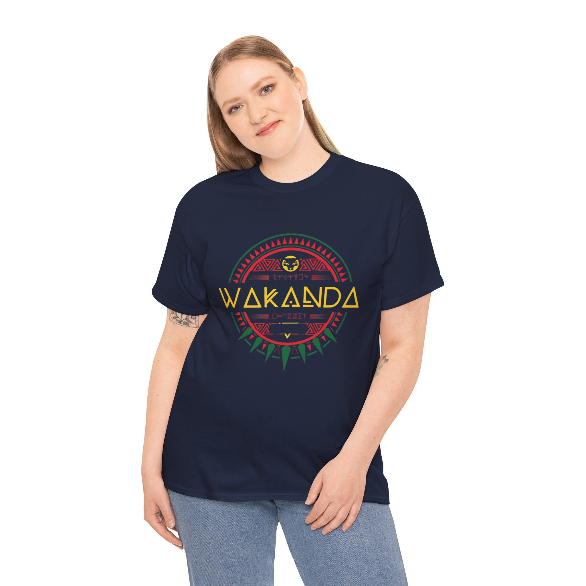 Avengers : Wakanda Forever Tribal Art Unisex T-Shirt