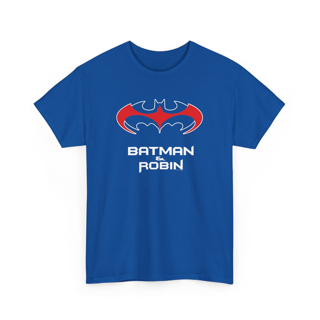 Batman & Robin 1997 Red Bat Emblem T‑Shirt - Batfamily shirt - George Clooney 90s Batman movie shirt