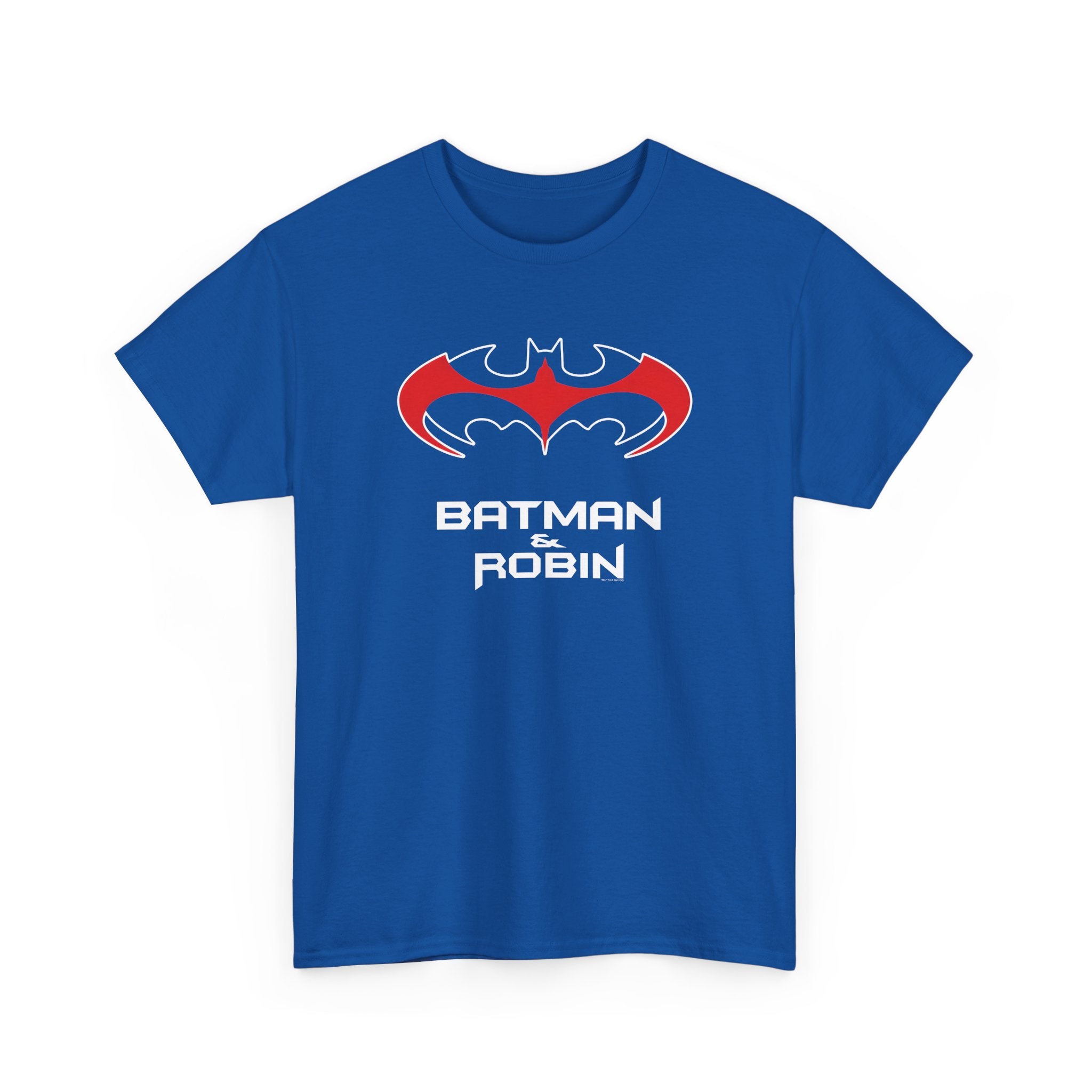 Batman & Robin 1997 Red Bat Emblem T‑Shirt - Batfamily shirt - George Clooney 90s Batman movie shirt