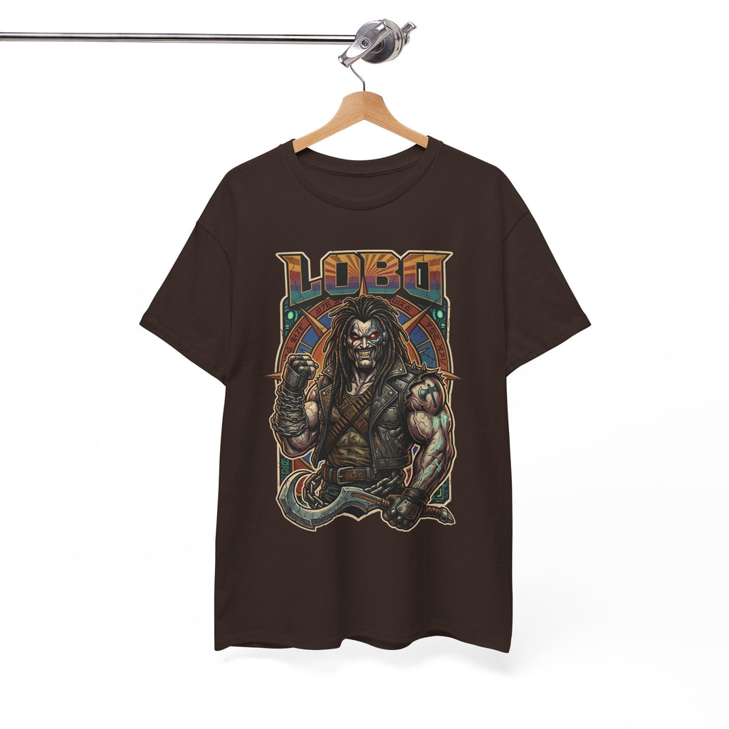 Lobo Warrior Graphic Tee – Jason Momoa’s DCU Czarnian Bounty Hunter T‑Shirt