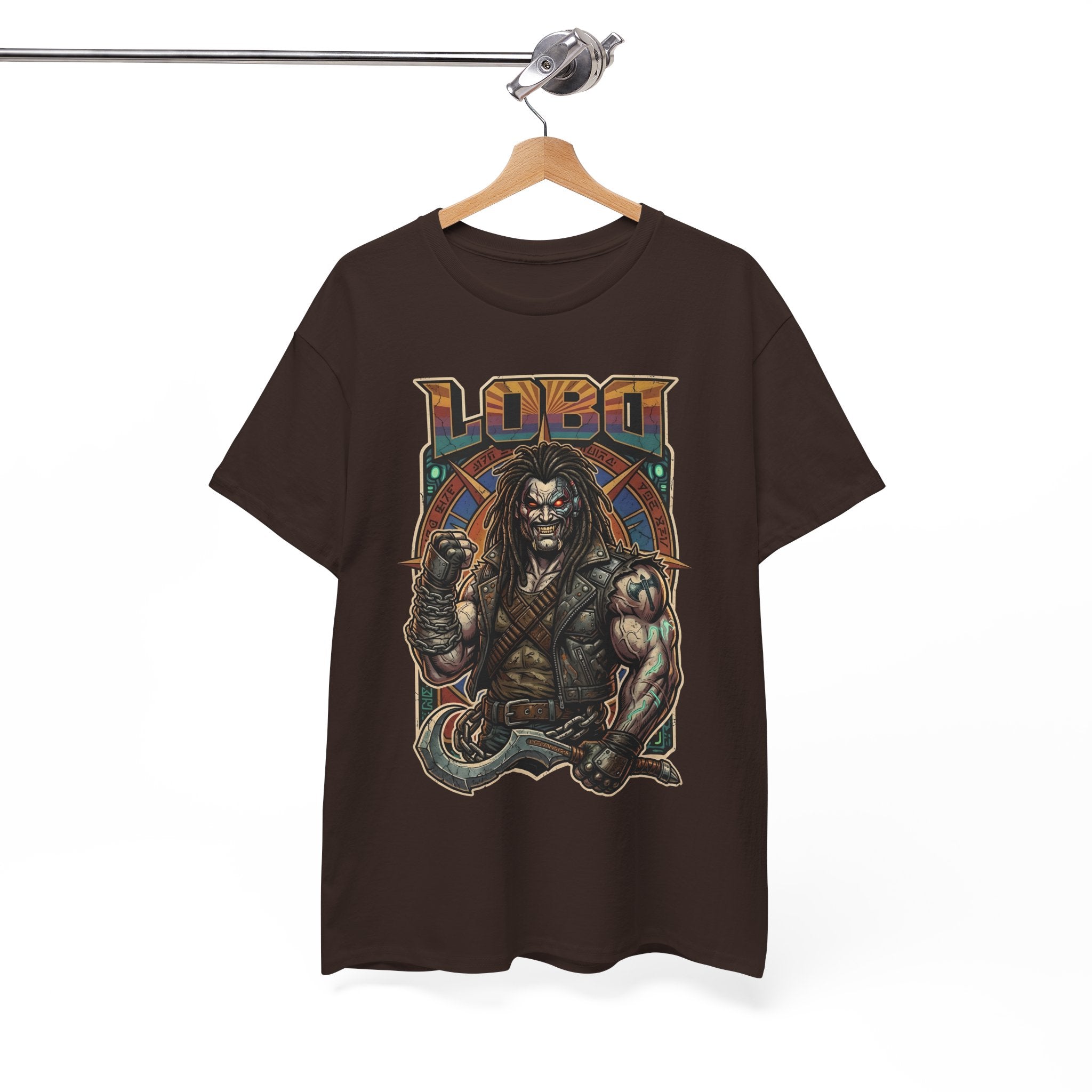 Lobo Warrior Graphic Tee – Jason Momoa’s DCU Czarnian Bounty Hunter T‑Shirt