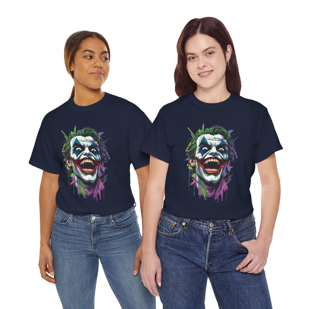 The Joker Streetwear Unisex Graphic Tee - Vintage DC Comics Joker Laugh T-Shirt