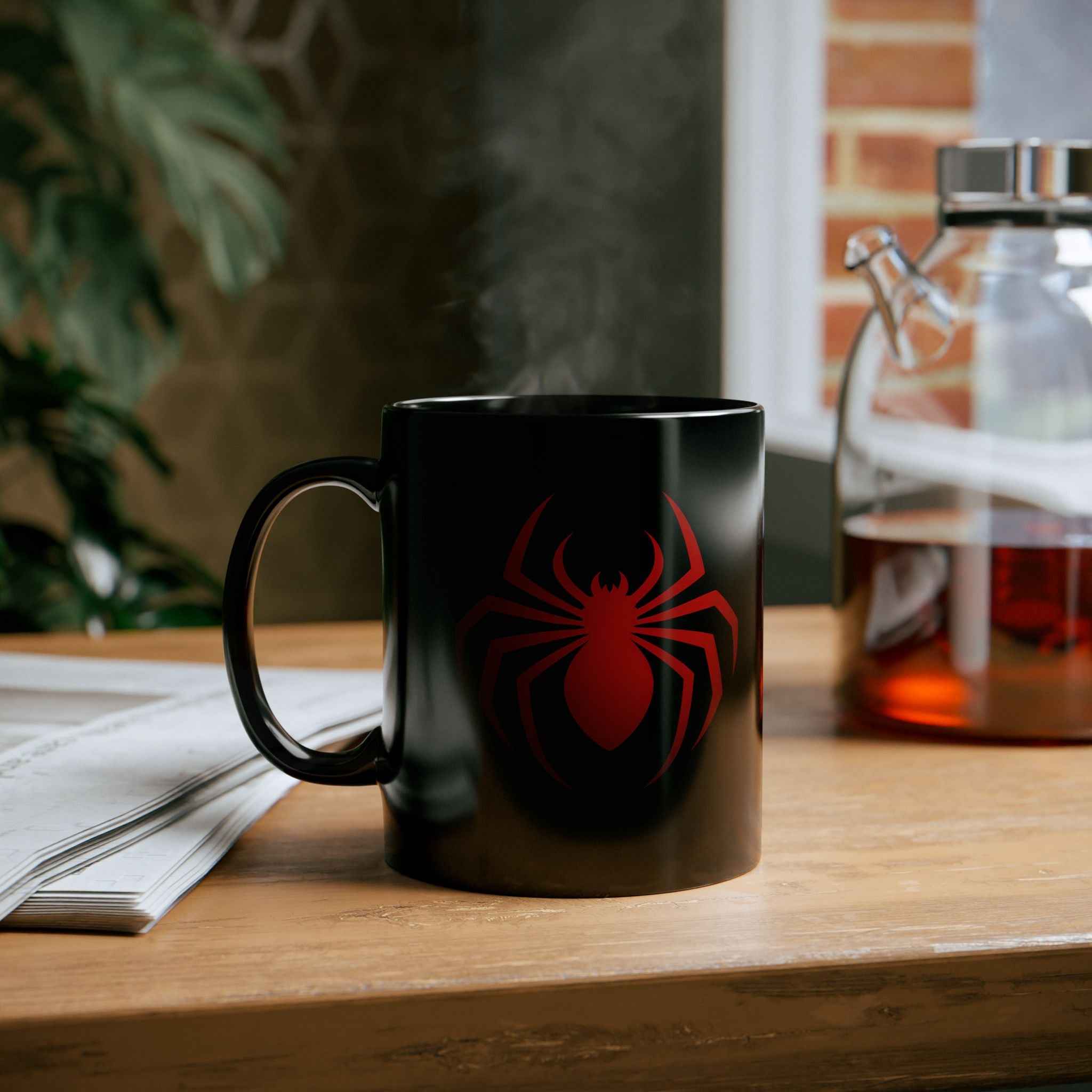 Red Spiderman Stealth Logo Coffee Mug