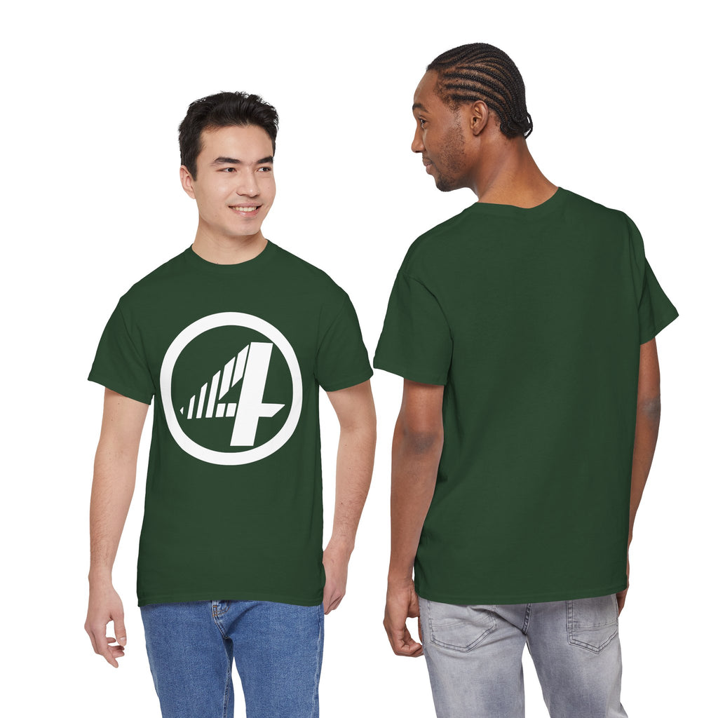 Fantastic Four Retro Logo T-Shirt — Minimalist Vintage Superhero Tee