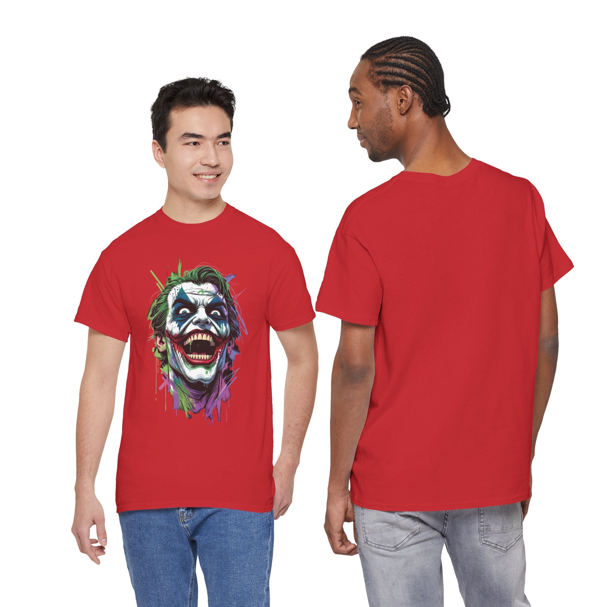 The Joker Streetwear Unisex Graphic Tee - Vintage DC Comics Joker Laugh T-Shirt