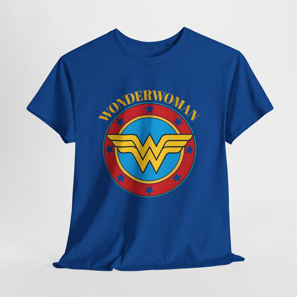 Wonder Woman Retro Logo Unisex T-Shirt - Classic DC Justice League Amazon Warrior Emblem Shirt