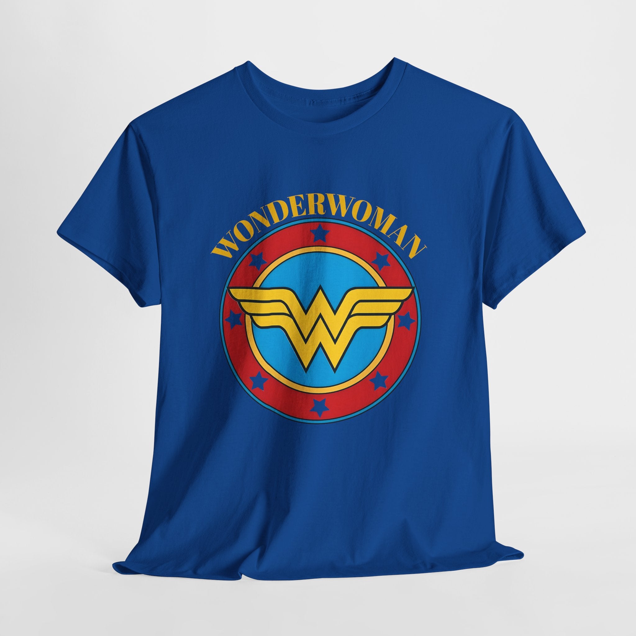 Wonder Woman Retro Logo Unisex T-Shirt - Classic DC Justice League Amazon Warrior Emblem Shirt