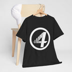 Fantastic Four Retro Logo T-Shirt — Minimalist Vintage Superhero Tee
