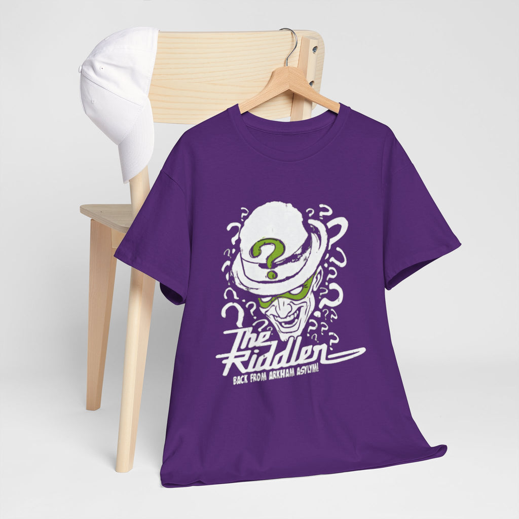 The Riddler T-Shirt – Vintage DC Batman Villain Graphic Tee | Gotham Puzzle Design