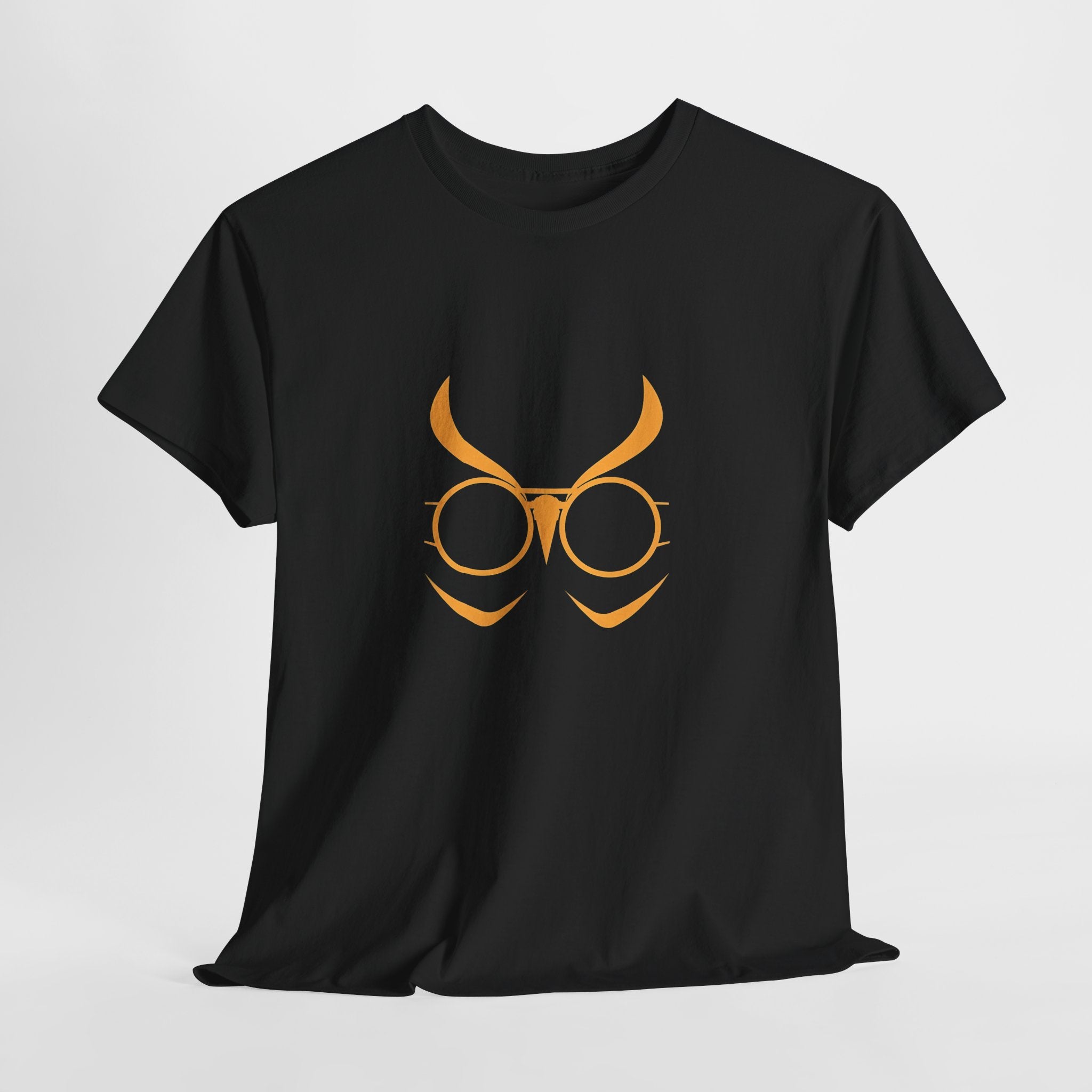 Court of Owls Graphic Tee — Absolute Batman Gold Owl Face T-Shirt