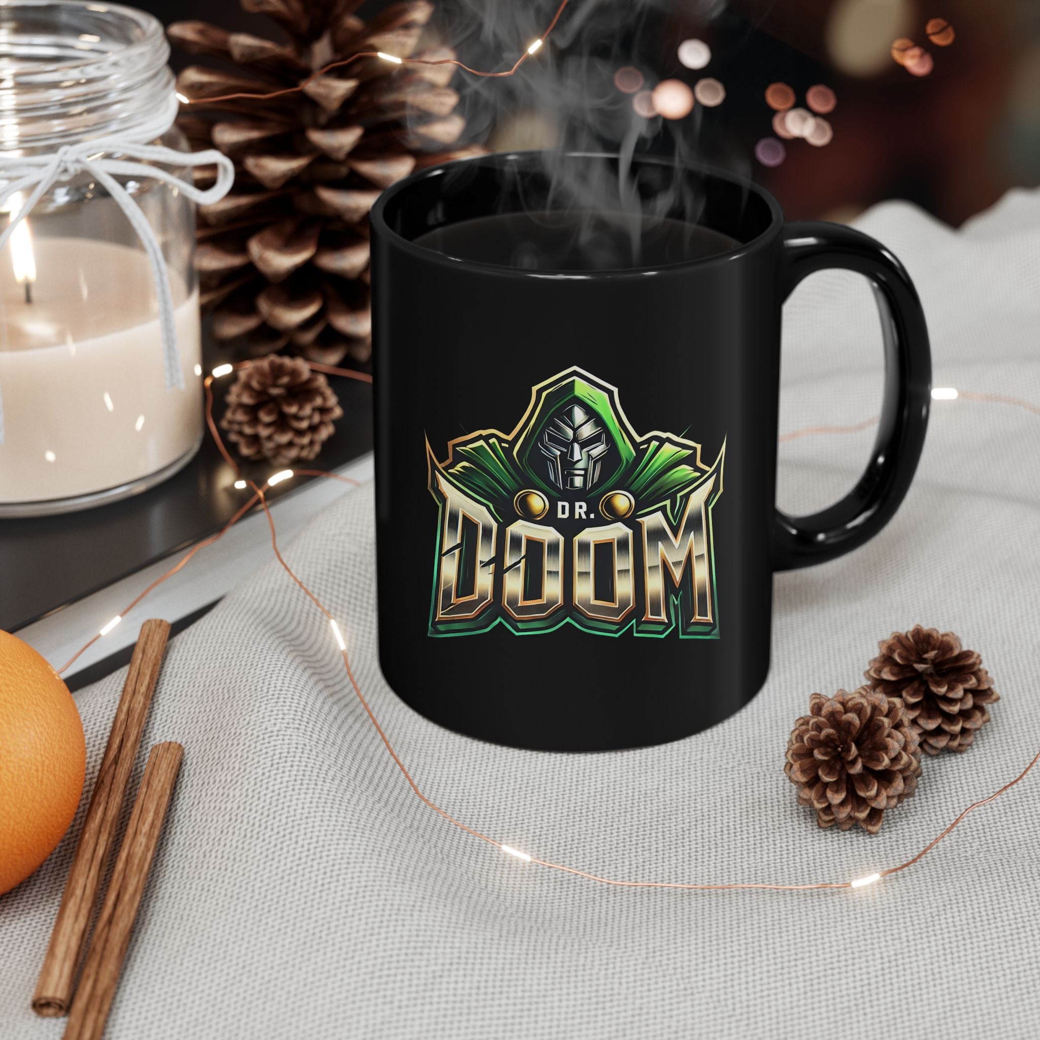 Dr. Doom Marvel Villain Coffee Mug - Victor Von Doom Latveria Coffee Mug - 11oz & 15oz
