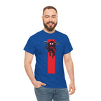 Marvel Miles Morales Spider-Man T-Shirt – Red Vertical Stripe Design | Premium Superhero Tee for Fans