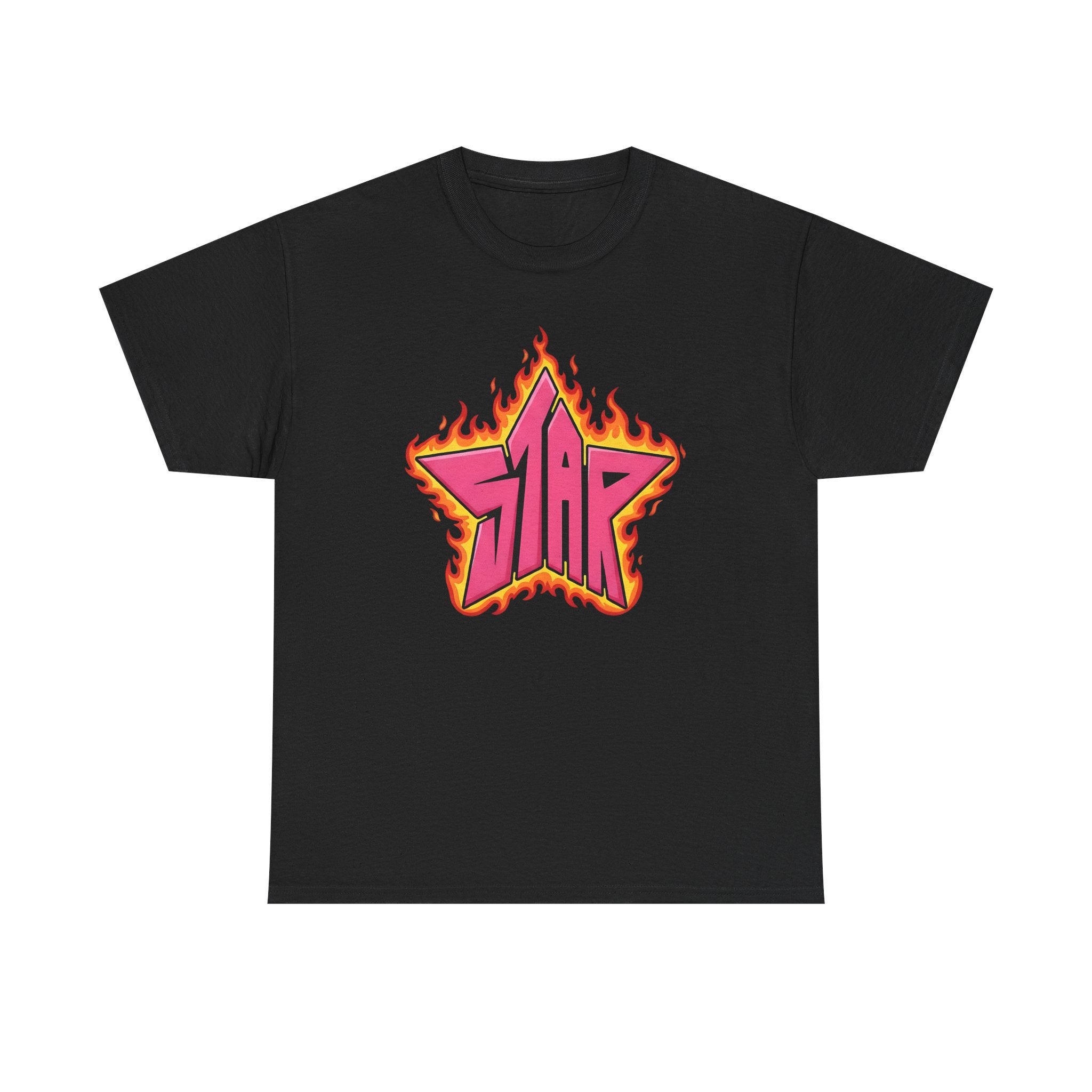 DC Teen titian Starfire Flaming Star Tee - Starfire graphical fanart T-shirt