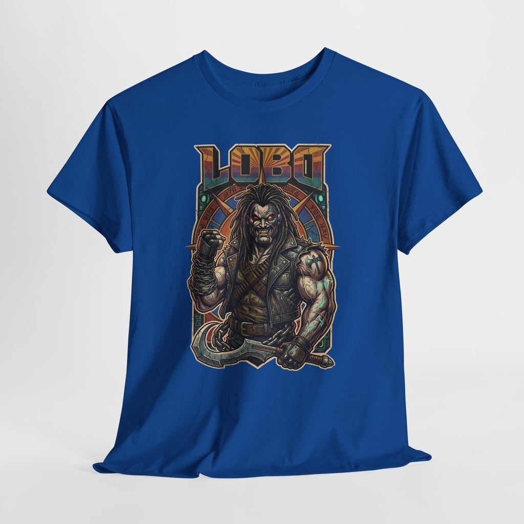 Lobo Warrior Graphic Tee – Jason Momoa’s DCU Czarnian Bounty Hunter T‑Shirt