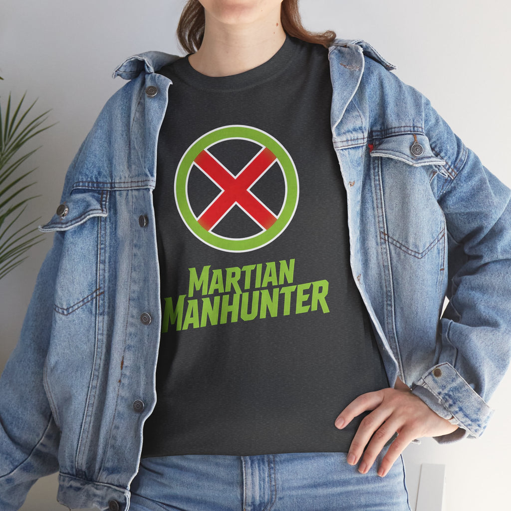 Justice League Martian Manhunter T-Shirt — J'onn J'onzz DC Superhero Cotton Tee