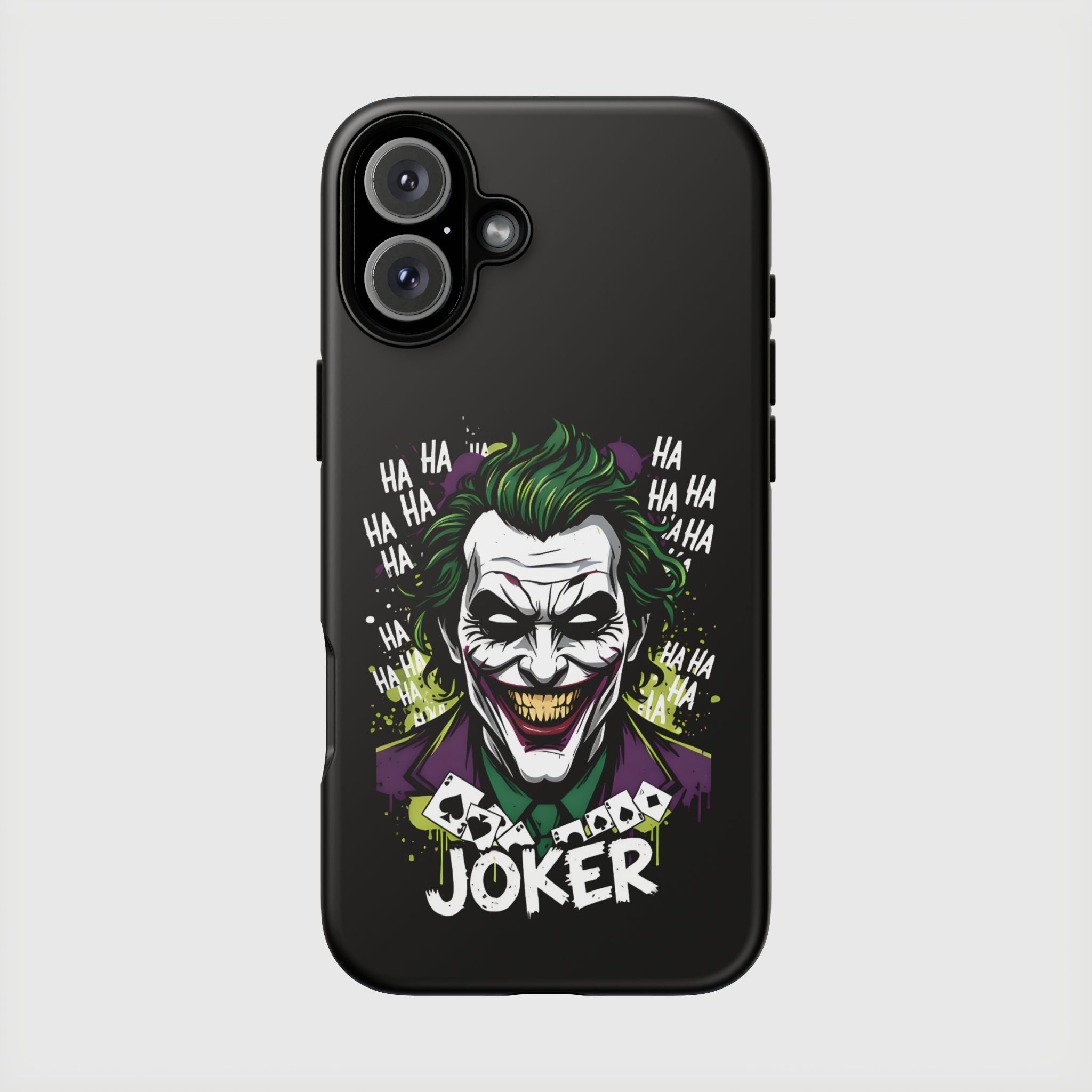 Joker "Bad Joke" DC Villain Hard Case for iPhone 17, 17 Air, 17 Pro Max, 16, 15, 14