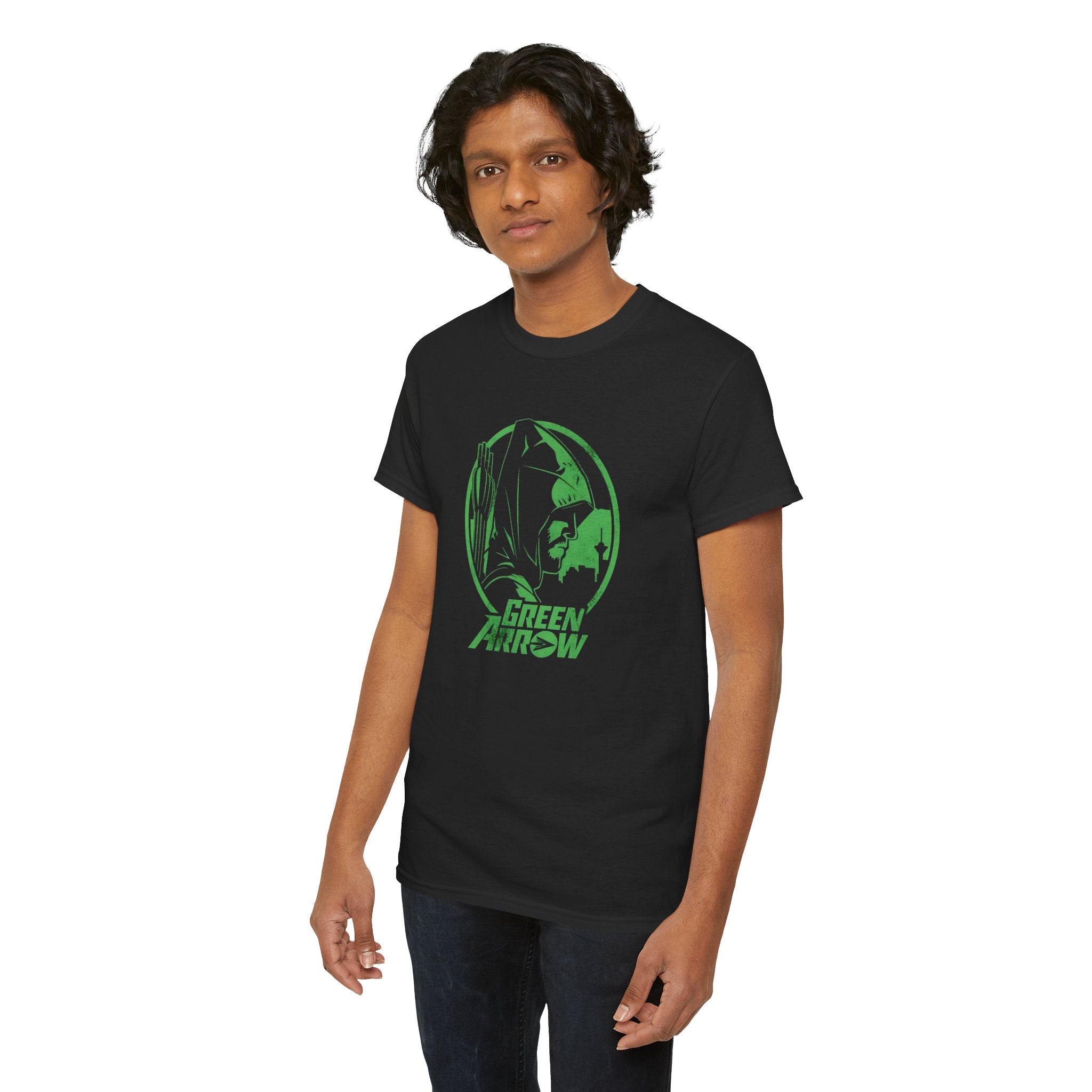 DC Green Arrow Graphic Tee — Oliver Queen - The Arrow Archer Logo T-Shirt