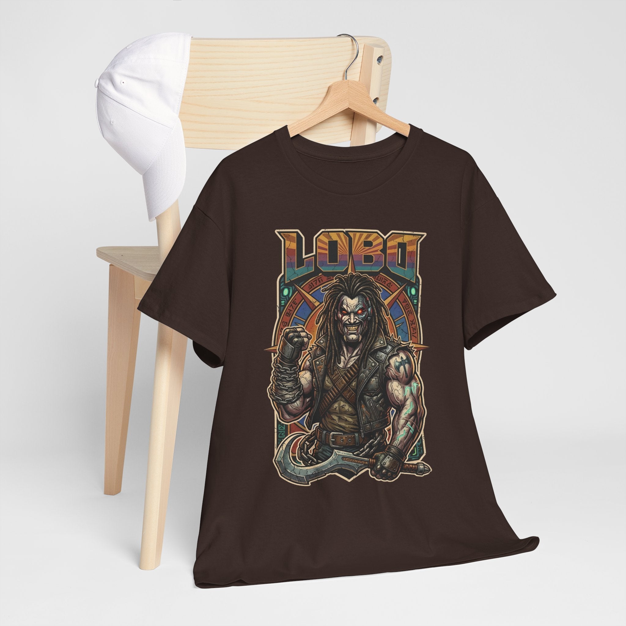 Lobo Warrior Graphic Tee – Jason Momoa’s DCU Czarnian Bounty Hunter T‑Shirt