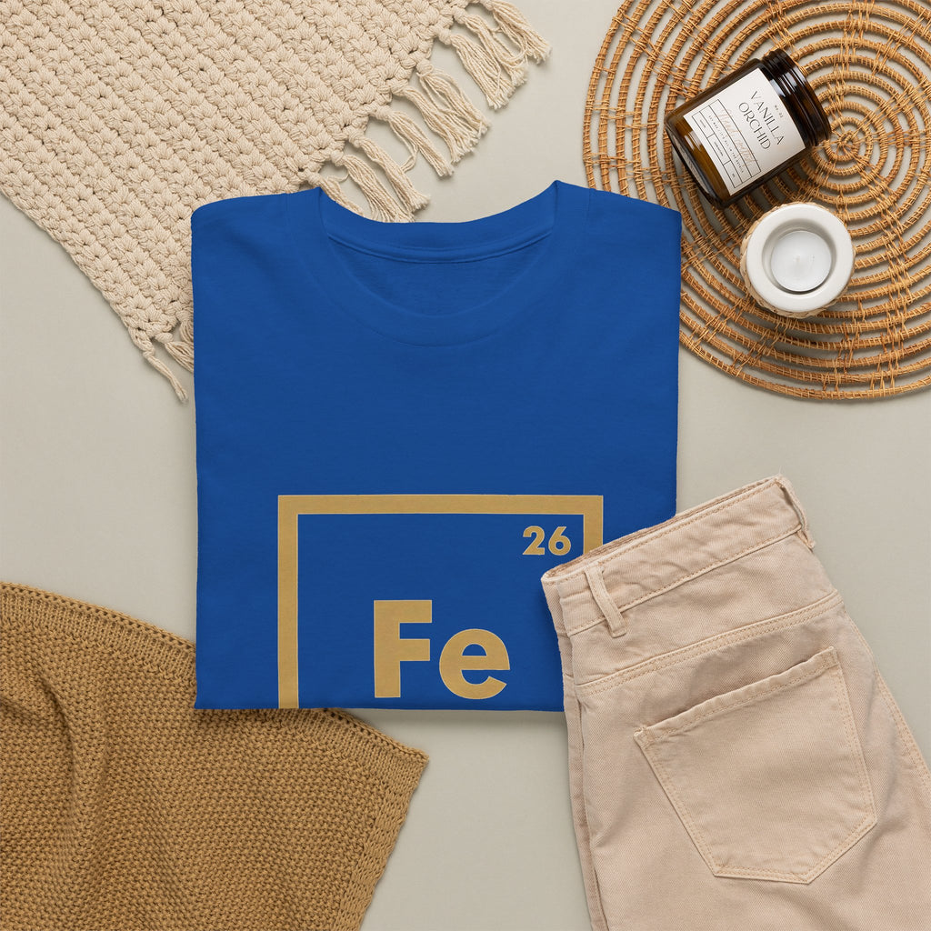 Fe Man The Periodic Avenger T-Shirt — Iron Man Nerds T-Shirt