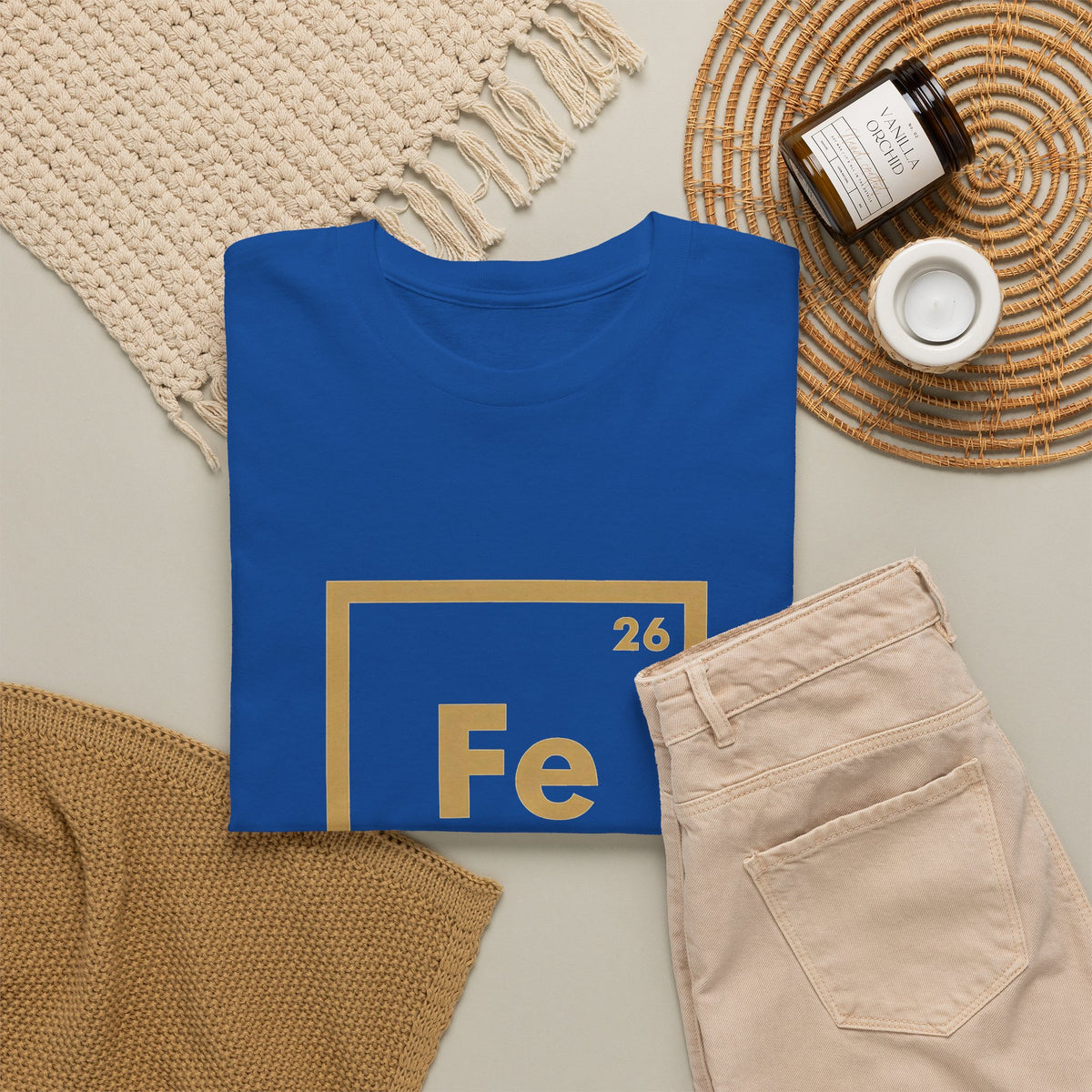 Fe Man The Periodic Avenger T-Shirt — Iron Man Nerds T-Shirt